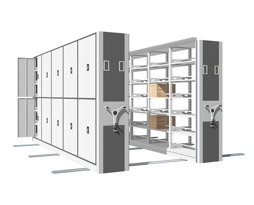 #HYD Mechanical-assist Mobile Shelving（03A)