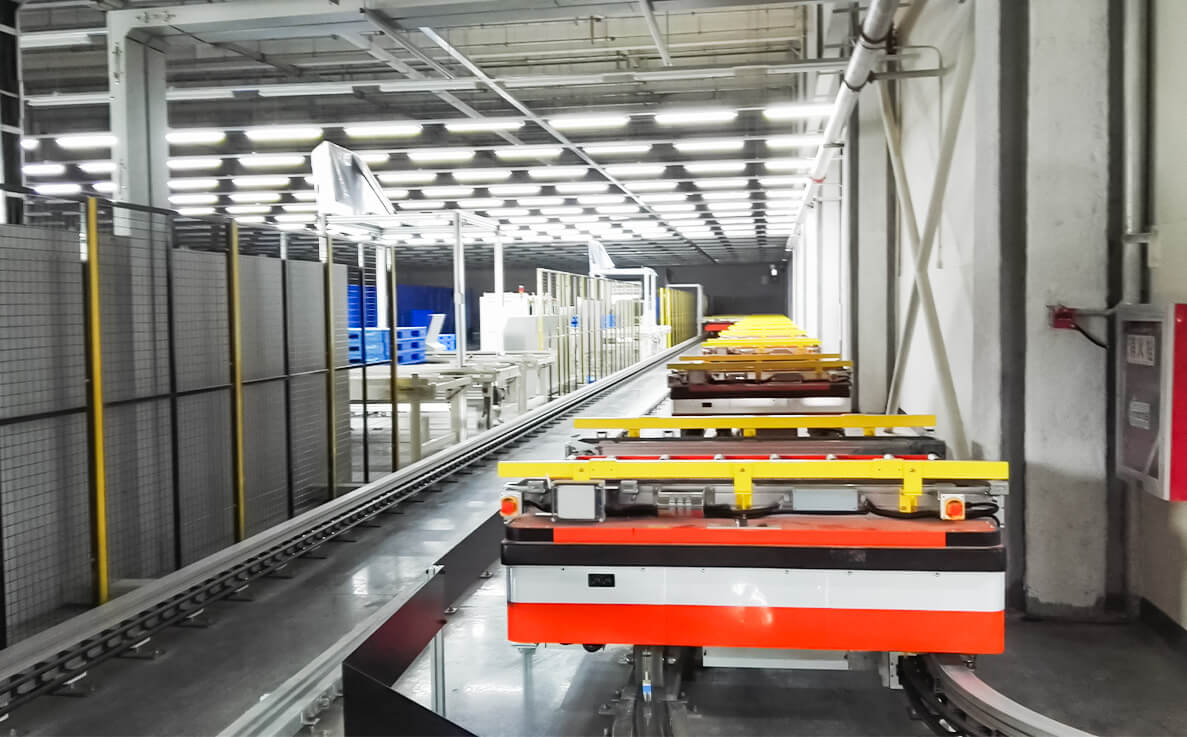 #HUAYIDE Warehouse Front Conveyor Line Display