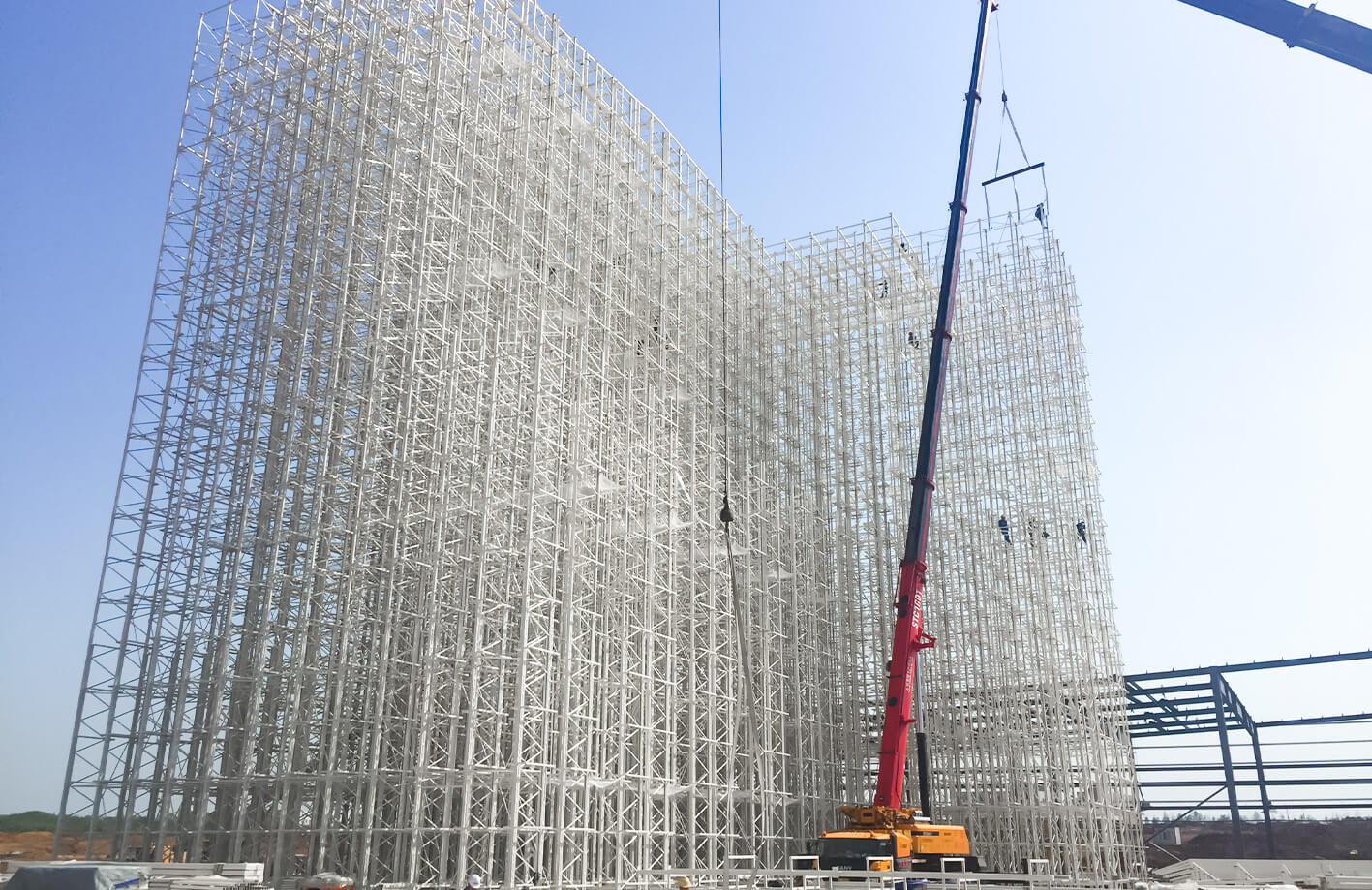 HUAYIDE Clad Rack Warehouse Structural Safety