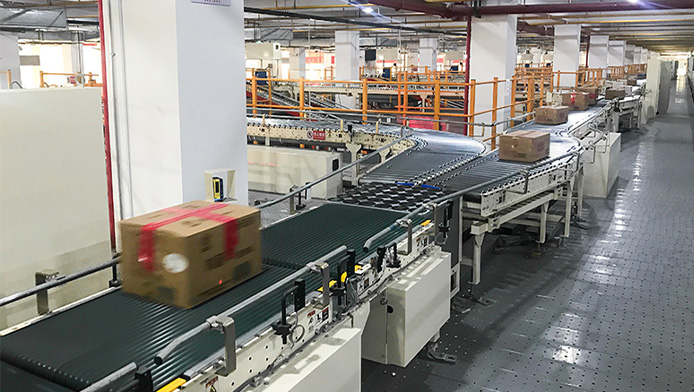 HUAYIDE Conveyor System for Food Logistics Fulfillment HUAYIDE Conveyor System for Food Logistics Fulfillment