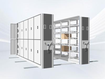 Mobile library shelving